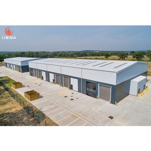 Tòa nhà công nghiệp tòa nhà thương mại Kết Cấu Thép nhà kho hậu cần Kết Cấu Thép tiền chế - Product Image 2