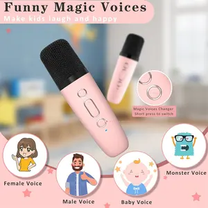 Haut-parleur Portable cadeau de noël Microphone jouet pour filles garçon karaoké Machine pour enfants âgés de 4 à 12 ans chanter adolescents fête adulte
