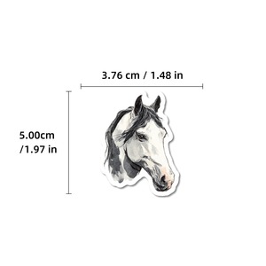 56Pcs Oil Painting Running <strong>Horse</strong> Graffiti Stickers Cool Fine Art <strong>Horse</strong> Waterproof Vinyl <strong>Decals</strong> for Phone Water Bottle DIY Decor - Product Image 6