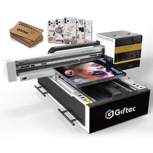 Giftec factory direct sell agent price Apollo-69V 6090 UV flatbed digital uv inkjet printer 6090