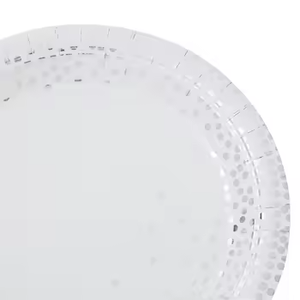 Hot Selling Modern 9 Inch Disposable Polka Dotted Confetti Foil Paper <b>Plates</b> Excellent Quality Birthday Party Supplies - Product Image 5