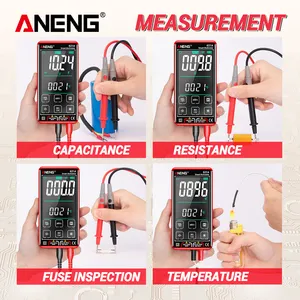 ANENG 621A SMART DIGIT METER Multimeter Touchscreen TEST TRANZISTOR 9999 Zählungen True RMS automatischer Reichweite-DC/AC-Spannungsmeter