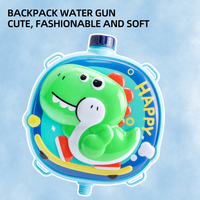 Pistolet à eau à dos avec haute pression gonflable pour enfants unisexes, jouet de bataille aquatique pour la plage et les activités de plein air en été