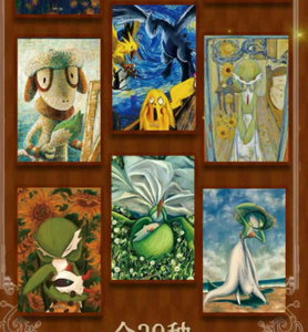Cartes de collection PGU Pokémon et peintures à l'huile, personnages d'anime Pikachu Luffy, cartes à collectionner, jeux de société, jouets, cadeaux - Product Image 6