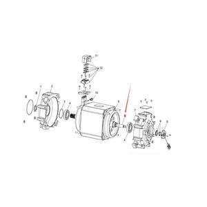 Conjunto de Rotor de Motor Eléctrico Doosan Daewoo A50104976 para Montacargas BC20S3 BC25SC3 BC30S3, Piezas de Montacargas, Motor Síncrono de Imán Permanente - Product Image 2