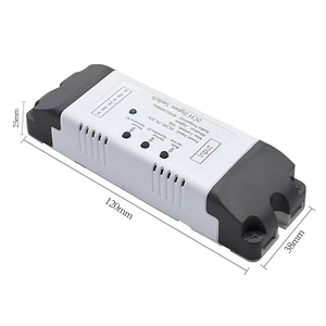 Dc 7V 12V 24V 2CH không dây nhích tự khóa mô-đun tiếp sức tự làm tuya Công tắc thông minh Wifi điều khiển từ xa nhà thông minh - Product Image 2
