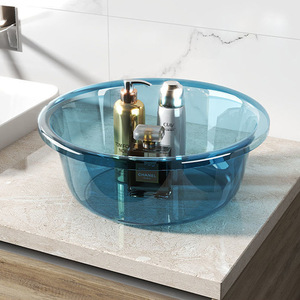 Lavabo de plástico para baño doméstico transparente grueso, lavabo para pies - Product Image 4
