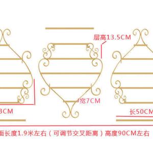 Meuble de salon de manucure élégant et simple, en vente flash, support en métal pour vernis à ongles, présentoir à vernis à ongles - Product Image 6