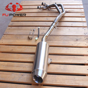 Pot d'échappement Fupower Titanium pour <span class=keywords><strong>Yamaha</strong></span> Tenere 700, silencieux slip-on - Product Image 1