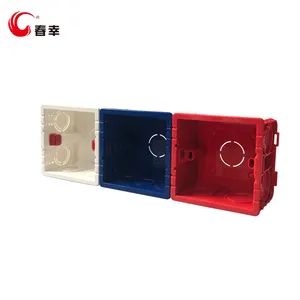 Junction Box Wall Plate Wall Mount Junction Box Type 86 PVC Flame Retardant Switch Cassette Outlet Wall Switch Box Enclosure Flush Box