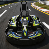Karts électriques de location commerciale X-KART à faible temps d'inactivité avec phares et feux stop intégrés pour adultes
