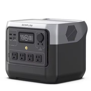 Pour <span class=keywords><strong>EcoFlow</strong></span> <span class=keywords><strong>River</strong></span> 2 <span class=keywords><strong>Pro</strong></span> centrale électrique portable alimentée par panneau solaire charge rapide générateur de secours pour voiture et maison avec externe - Product Image 1