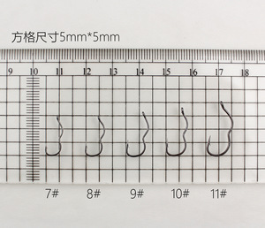 50 chiếc móc câu cá bằng thép carbon ba cạnh có lưỡi câu có lưỡi câu cá nước mặn Lưỡi Câu Cá ngựa bằng thép không gỉ - Product Image 3