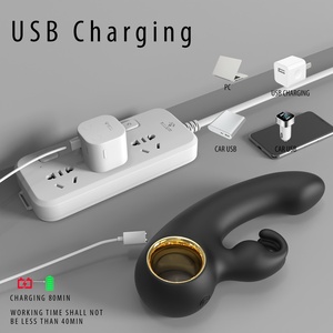 मिनी मादा खरगोश सिलिकॉन वाइब्रेटर आधुनिक शैली और मालिश चिकित्सा ग्रेड - Product Image 5