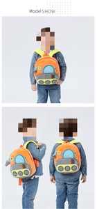 Zaino Giocattolo a Forma di Auto Cartoon per Bambini - Design di Veicoli da Costruzione in Peluche e Resistente, Simpatica Borsa per <span class=keywords><strong>Asilo</strong></span> e Regalo - Product Image 3