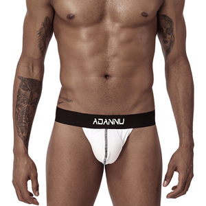 OEM Hommes Sexy Sous-Vêtements Fabricant Transfert <span class=keywords><strong>Thermique</strong></span> 3D Renflement Poche Coton Spandex Respirant Bretelles Doux Tongs - Product Image 1