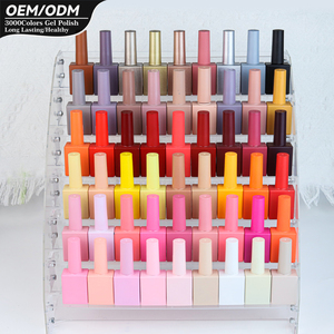 Vernis à ongles en gel Kudan, couleur organique personnalisée, séchage rapide, longue tenue, sans décoloration, <span class=keywords><strong>nude</strong></span>, brillant, vernis à ongles pailleté - Product Image 1