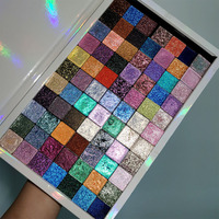 Palette de fards à paupières multichromes effet chrome aurore caméléon couleur unique haute pigmentation pour maquillage