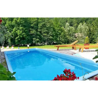 Piscine Enterrée et Hors Sol en Fibre de Verre Sur Mesure, Moderne, Préfabriquée, Conteneur d'Expédition pour Extérieur
