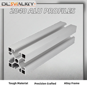Profilé en alliage d'aluminium série 6000, section d'extrusion pour cadre de porte et de fenêtre - Product Image 2
