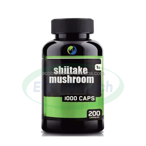 Cápsula de setas Ausreson Shiitake, suplemento orgánico OEM para el cuidado del cuerpo, cápsulas de setas Shiitake - Product Image 1