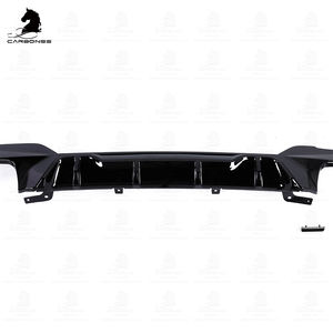 Último difusor de parachoques trasero de coche negro brillante tipo M340I con puntas de escape para <span class=keywords><strong>BMW</strong></span> 3 Series G20 <span class=keywords><strong>M</strong></span> Tech <span class=keywords><strong>2022</strong></span> + - Product Image 5