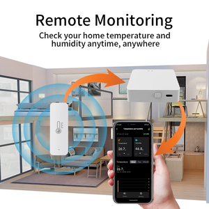 Thermomètre hygromètre intelligent sans fil RSH Tuya compatible Alexa Google Home, capteur de température et d'humidité Tuya - Product Image 5