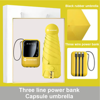 Vente en gros d'articles de cadeaux promotionnels de luxe cadeau d'affaires coffret cadeau personnalisable avec batterie externe et parapluie