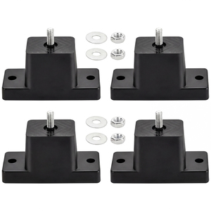 Soporte de Montaje Aislante de Vibraciones de Goma para Condensador de Aire Acondicionado Mini Split para Exteriores YOD Contractor, Piezas de Sistemas HVAC - Product Image 2