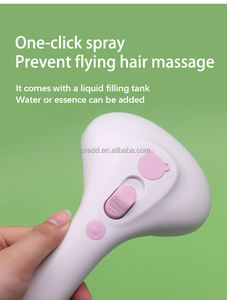 2025新品工場価格3 in 1充電式シリコンマッサージ蒸し暑いペット猫ヘアクリーニングスチームグルーミングブラシコーム - Product Image 4