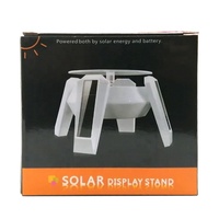 Présentoir solaire à Led blanches, rotation à 360 degrés, lumière blanche, livraison gratuite