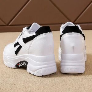 Women's Platform Casual Breathable <b>Height</b> <b>Increasing</b> Korean Style Sneakers for Spring Summer Autumn,Women's Platform Sneakers - Product Image 3
