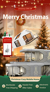 Tech-Savvy Maison en conteneur résidentielle intégrée Capsule en acier préfabriquée de style luxe sauvage pour villa ou appartement chez l'habitant - Product Image 2