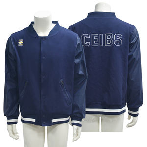 野球レターマン冬用ジャケット男性プラスバーシティジャケットカスタムロゴ刺繍カスタム野球レターマンバーシティジャケット - Product Image 1