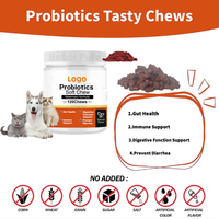 Mélange d'enzymes probiotiques naturelles à mâcher, aliments et suppléments pour animaux de compagnie, vente en gros de friandises pour chiens fournisseurs