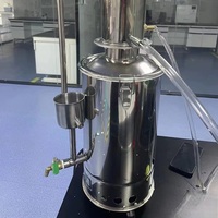 Machine à eau distillée électrique en acier inoxydable à prix avantageux, 5 L/h, pour la fabrication d'eau pure en laboratoire