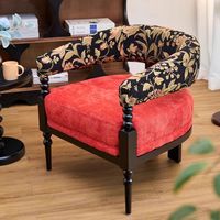 Ensemble de fauteuils de salon de luxe en bois massif faits à la main, capitonnés, inclinables, ergonomiques, imperméables, écologiques, pour l'extérieur, le salon et la maison