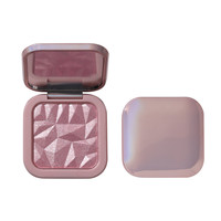 Poudre illuminatrice unique pour le maquillage, contrôle du sébum, 8 couleurs, marque privée, fini longue tenue et résistant à l'eau, emballage rose