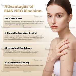 Máquina de Electroestimulación Muscular (<span class=keywords><strong>EMS</strong></span>) de 16 Tesla para Salón de Belleza, 5 Manijas, Precio de Máquina Profesional Neo <span class=keywords><strong>EMS</strong></span> - Product Image 5