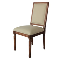 Chaise de salle à manger moderne de style provincial français, très vendue, en bois, pour salon