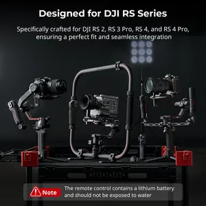 Para <span class=keywords><strong>DJI</strong></span> RS2 <span class=keywords><strong>RS3</strong></span> <span class=keywords><strong>Pro</strong></span> RS4 RS4 <span class=keywords><strong>Pro</strong></span>, Empuñadura de Aluminio SmallRig 4239 con Follow Focus para Estabilizador, Control de Enfoque y Grabación - Product Image 3