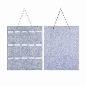 Organizador de Bolsillos Colgantes de Tela de Lino y Algodón, Hecho a Mano, con Impresión Serigráfica, para Pared, Puerta o Armario, Regalo Promocional Empresarial - Product Image 3