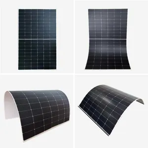 Гибкая солнечная панель 370 Вт 380 Вт 390 Вт монокристаллическая тонкопленочная солнечная панель
