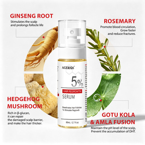 Spray Inhibidor de Androgenos al 5% para Mujeres, Extra Fuerte, con Romero y Biotina para el Crecimiento del Cabello y la Caída Hormonal del Cabello - Product Image 2