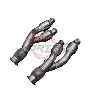 Vortex Titanium Full <b>Exhaust</b> System & Heat Shield Front Pipes for Lamborghini Aventador LP700 6.5L V12 Blue Burnt Valved Racing - Product Image 5