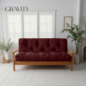 Современная складная кровать-платформа из массива дерева в минималистичном стиле, полноразмерная, для арендаторов, оптовая продажа - Product Image 1