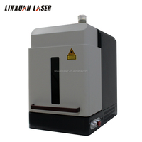 Machine de gravure laser à fibre fermée bijoux or argent laiton marqueur laser à fibre collier plaque signalétique graveur laser