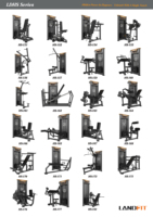 LANDFIT Appareil de musculation professionnel robuste à résistance sélectionnable par poulies pour le renforcement des muscles du dos