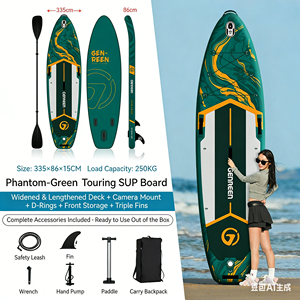 OEM/ODM 11' <b>Inflatable</b> Stand Up <b>Paddle</b> <b>Board</b> Stable Wide Design for Beginners & Family - Product Image 1