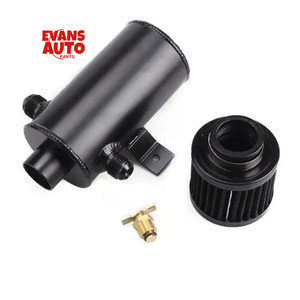 Универсальный 10 А, 2 порта, алюминиевый резервуар для маслосборника 750 мл с фильтром <span class=keywords><strong>3</strong></span>/8 "дренажный клапан - Product Image 3